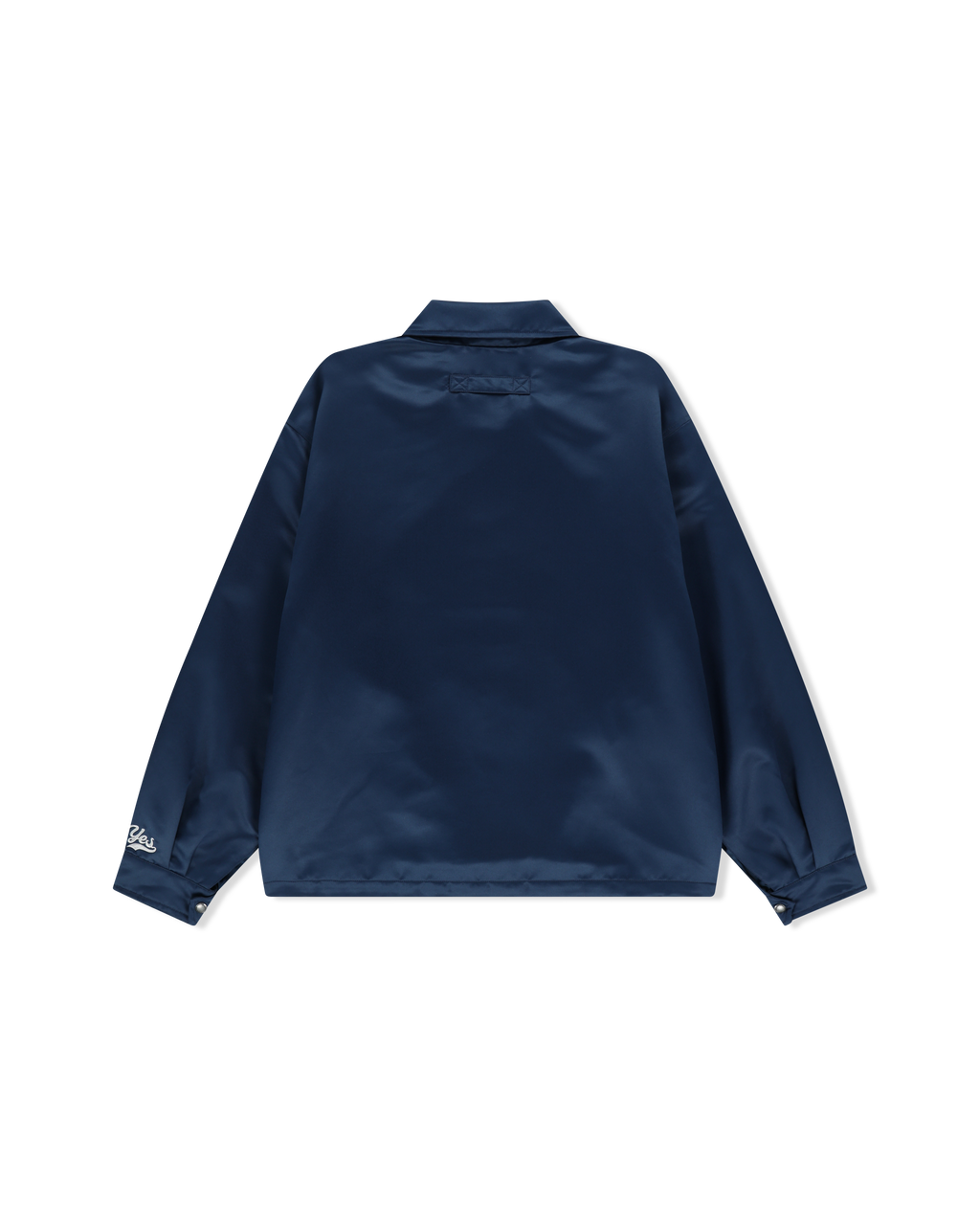 yeseyesee - Chain Stitch Logo Coach Jacket (Navy) product image 2 | TRAB K-Fashion Australia