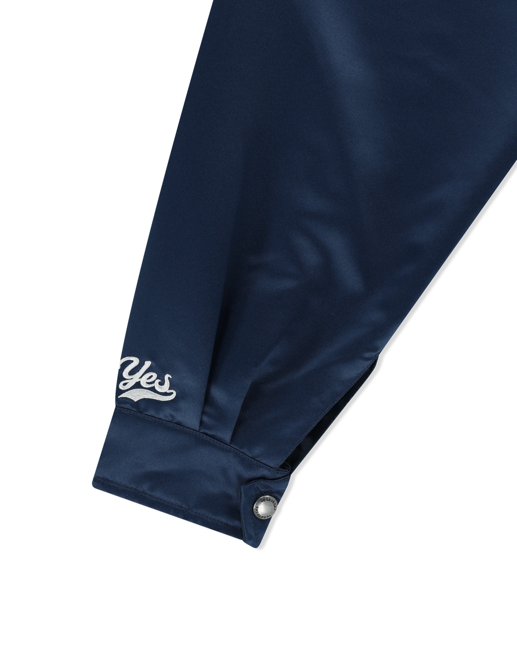 yeseyesee - Chain Stitch Logo Coach Jacket (Navy) product image 4 | TRAB K-Fashion Australia