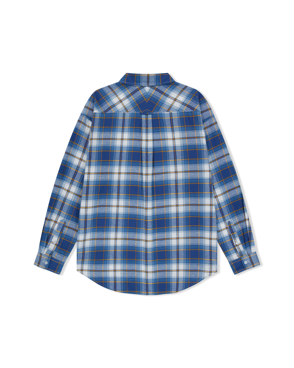 yeseyesee - Flannel Check Shirt (Blue) product image 2 | TRAB K-Fashion Australia