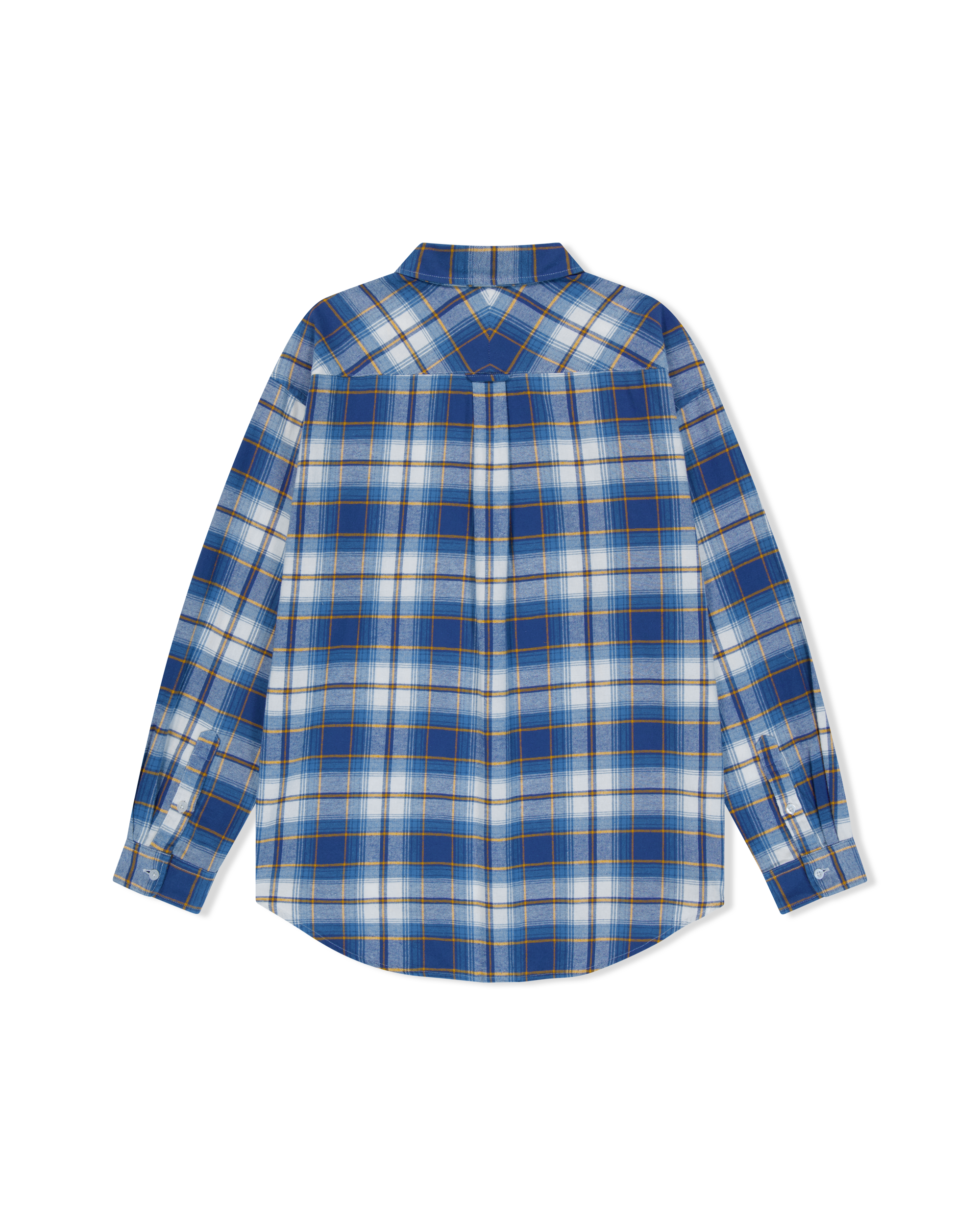 yeseyesee - Flannel Check Shirt (Blue) product image 2 | TRAB K-Fashion Australia