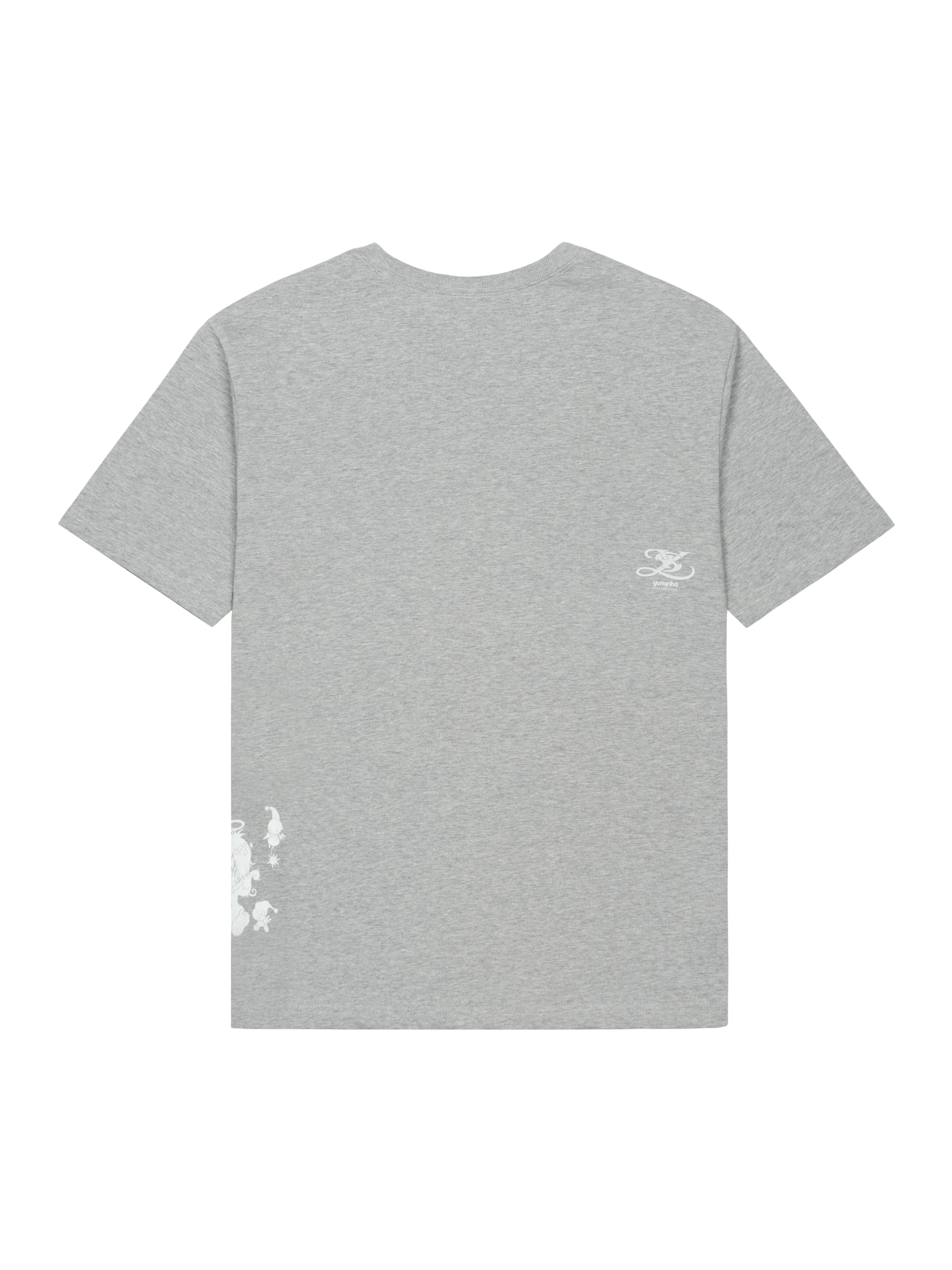 San San Gear - San San X Yuminha Angel T-Shirt (Melange Grey) product image 2 | TRAB K-Fashion Australia