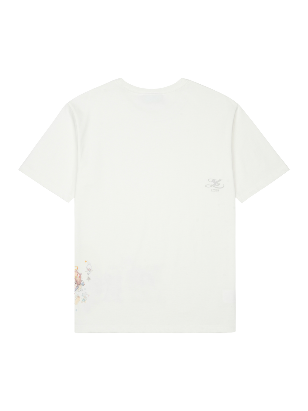San San Gear - San San X Yuminha Angel T-Shirt (White) product image 2 | TRAB K-Fashion Australia