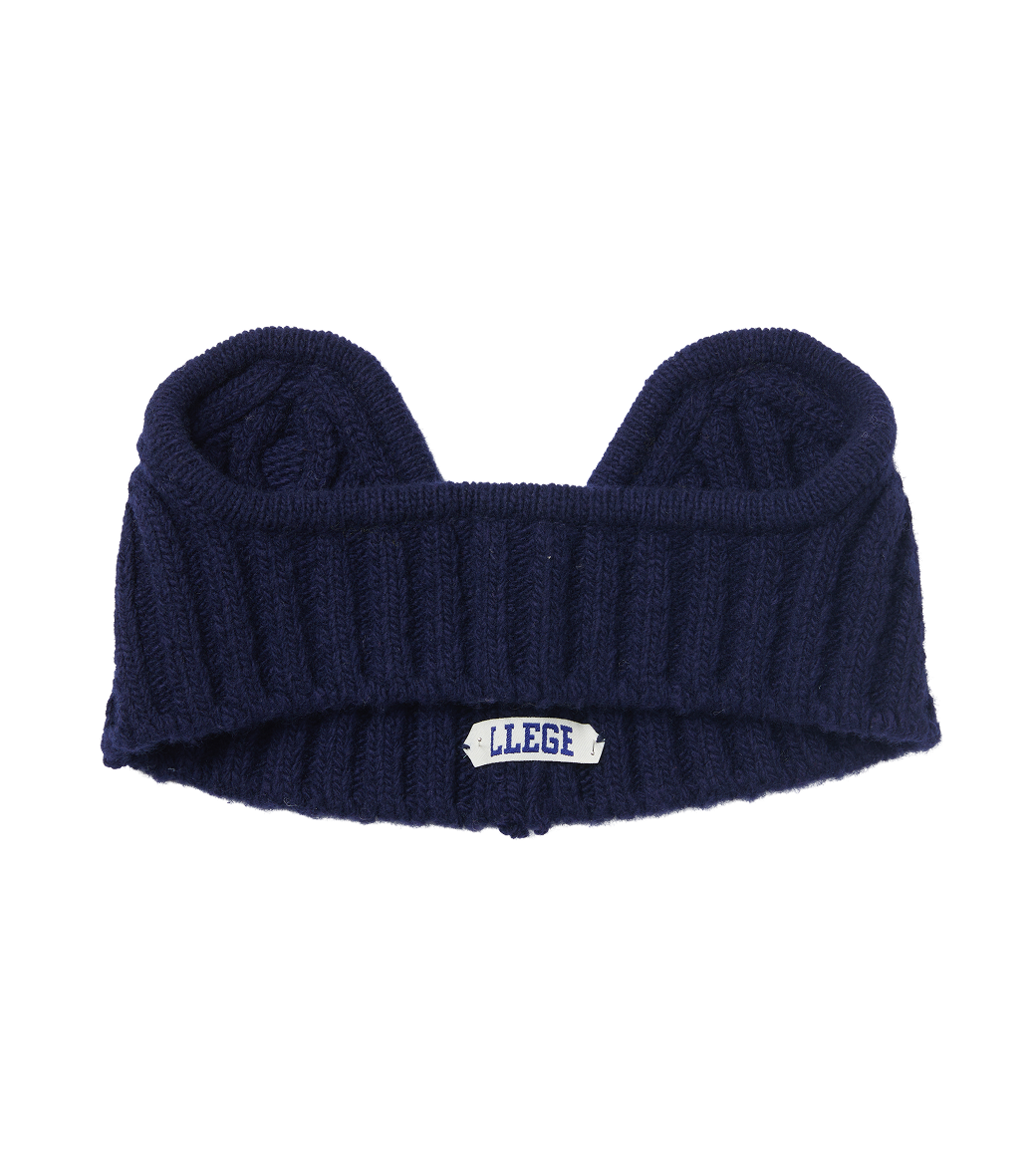 Llege - Earmuff Knit Headband (Dark Navy) product image 2 | TRAB K-Fashion Australia