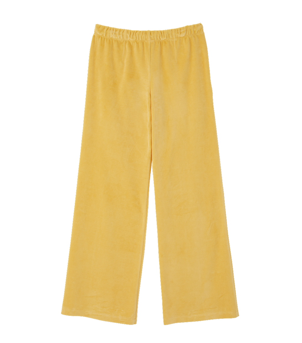 Llege - Velour Low-Rise Training Pants (Yellow) product image 2 | TRAB K-Fashion Australia