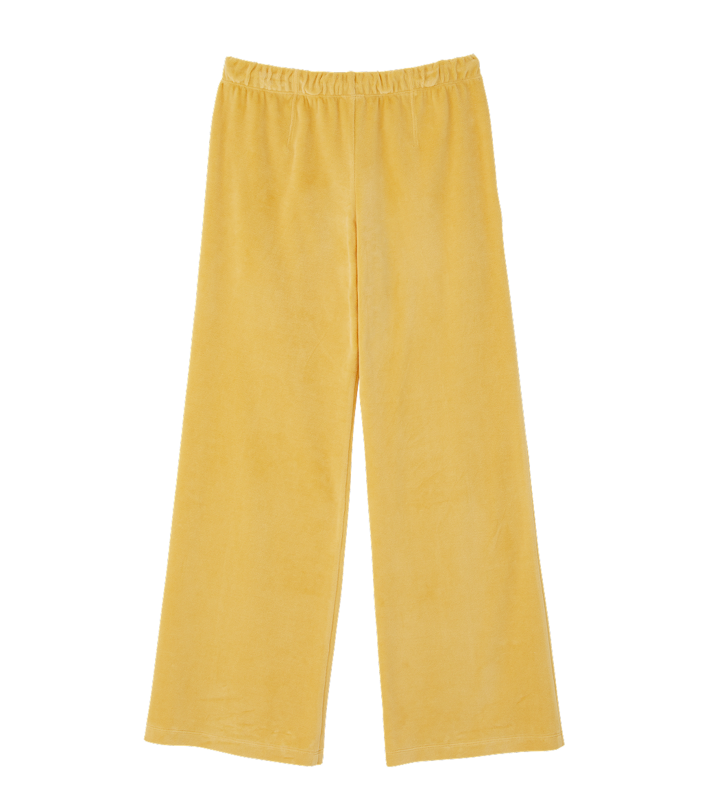 Llege - Velour Low-Rise Training Pants (Yellow) product image 2 | TRAB K-Fashion Australia