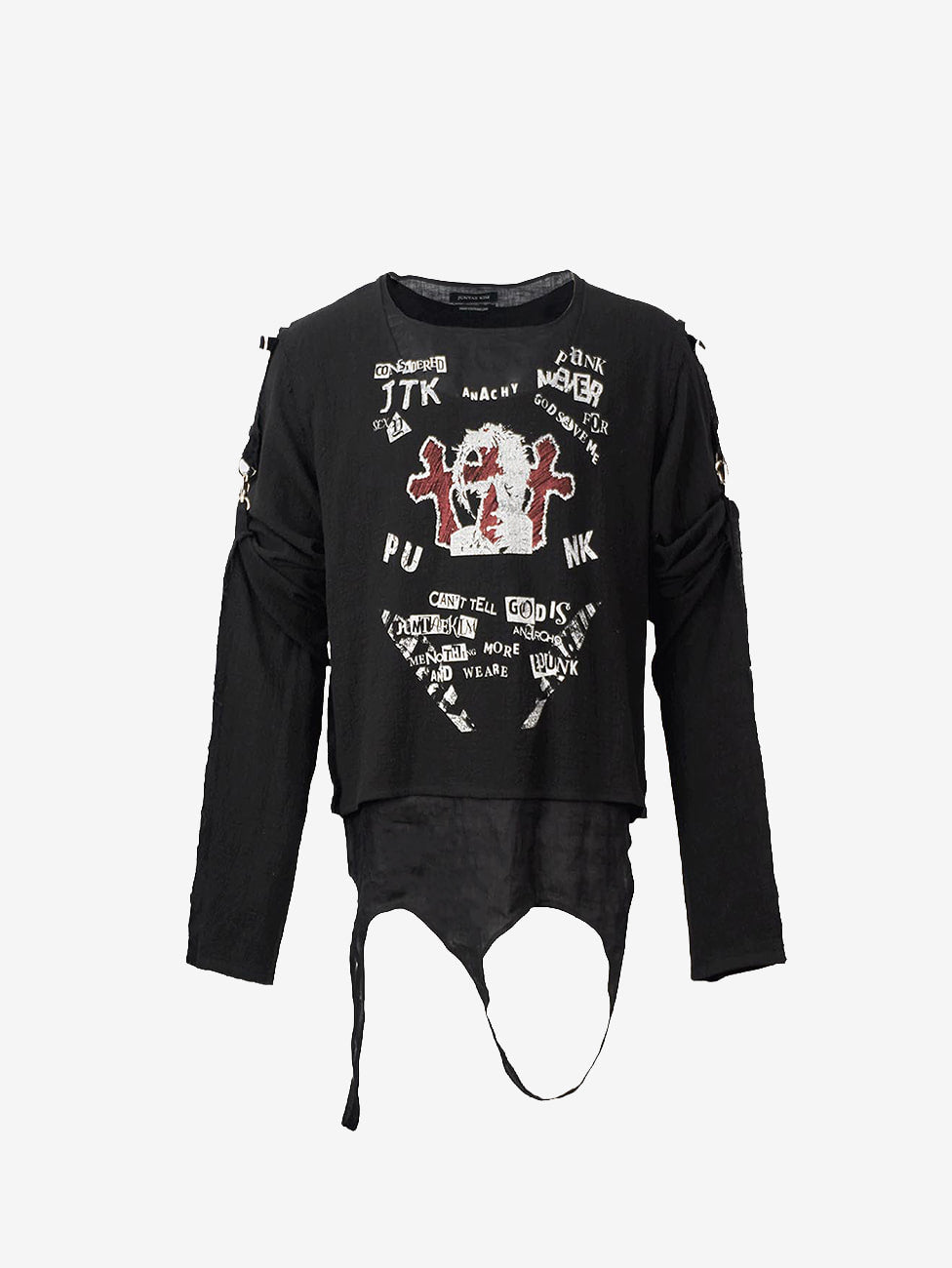 Juntae Kim - Layered 'Anarcho Punk' Long Sleeves (OC1) product image 2 | TRAB K-Fashion Australia