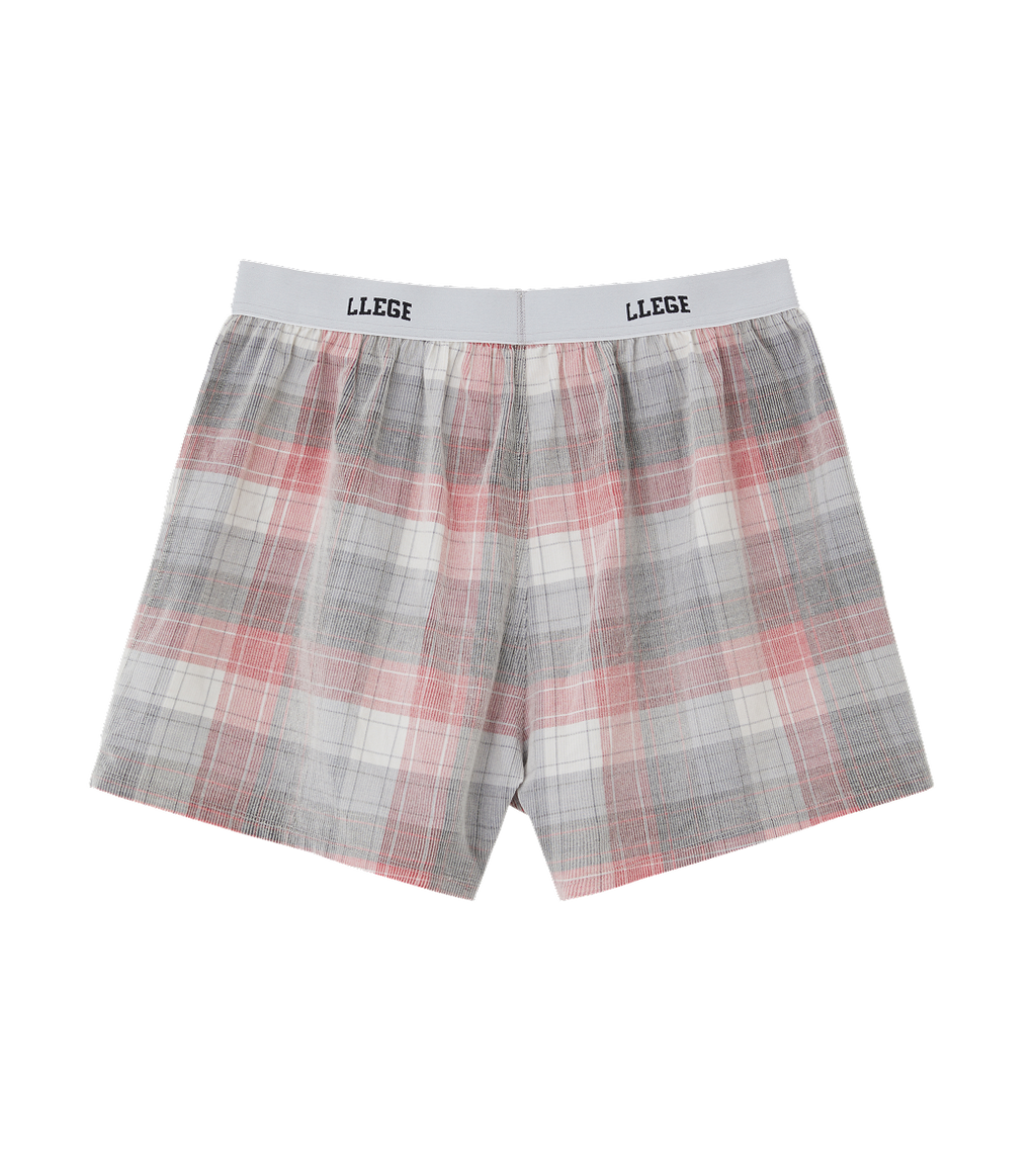 Llege - Faded Check Boxer Pants (Pink) product image 2 | TRAB K-Fashion Australia
