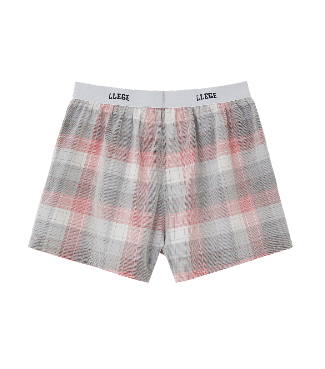 Llege - Faded Check Boxer Pants (Pink) product image 2 | TRAB K-Fashion Australia