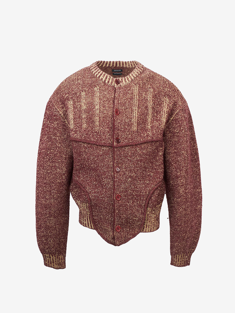 Juntae Kim - Corset-Seamed Knit Cardigan product image 2 | TRAB K-Fashion Australia