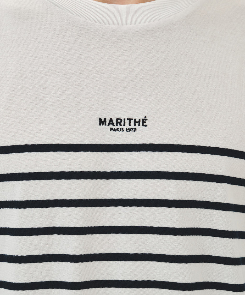 Marithe & Francois Girbaud - Block Stripe Tee (Navy) product image 4 | TRAB K-Fashion Australia