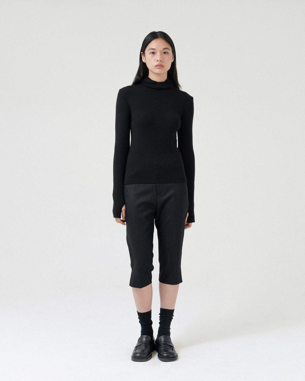 Brownyard - Hood Knit (Black) product image 3 | TRAB K-Fashion Australia