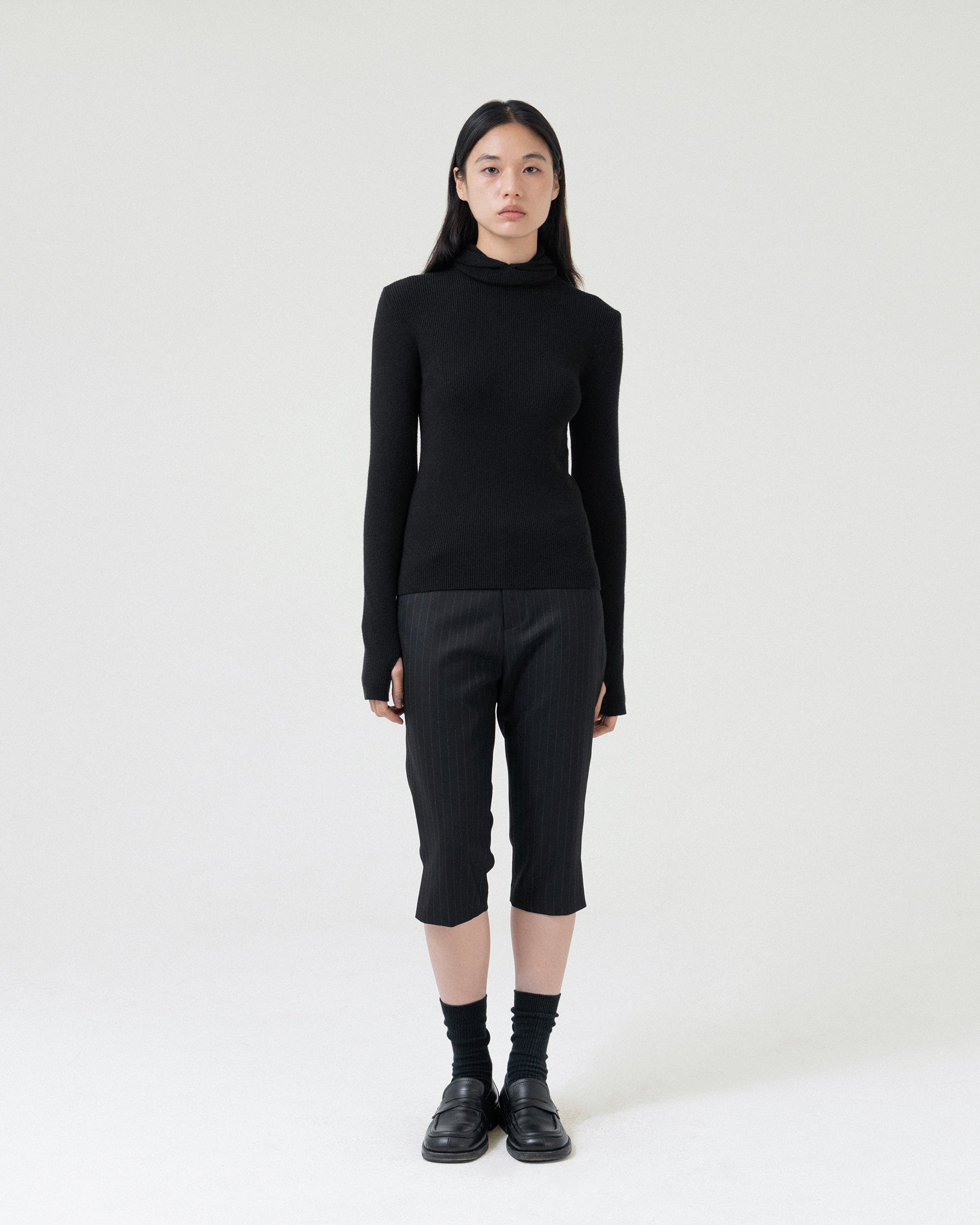 Brownyard - Hood Knit (Black) product image 3 | TRAB K-Fashion Australia