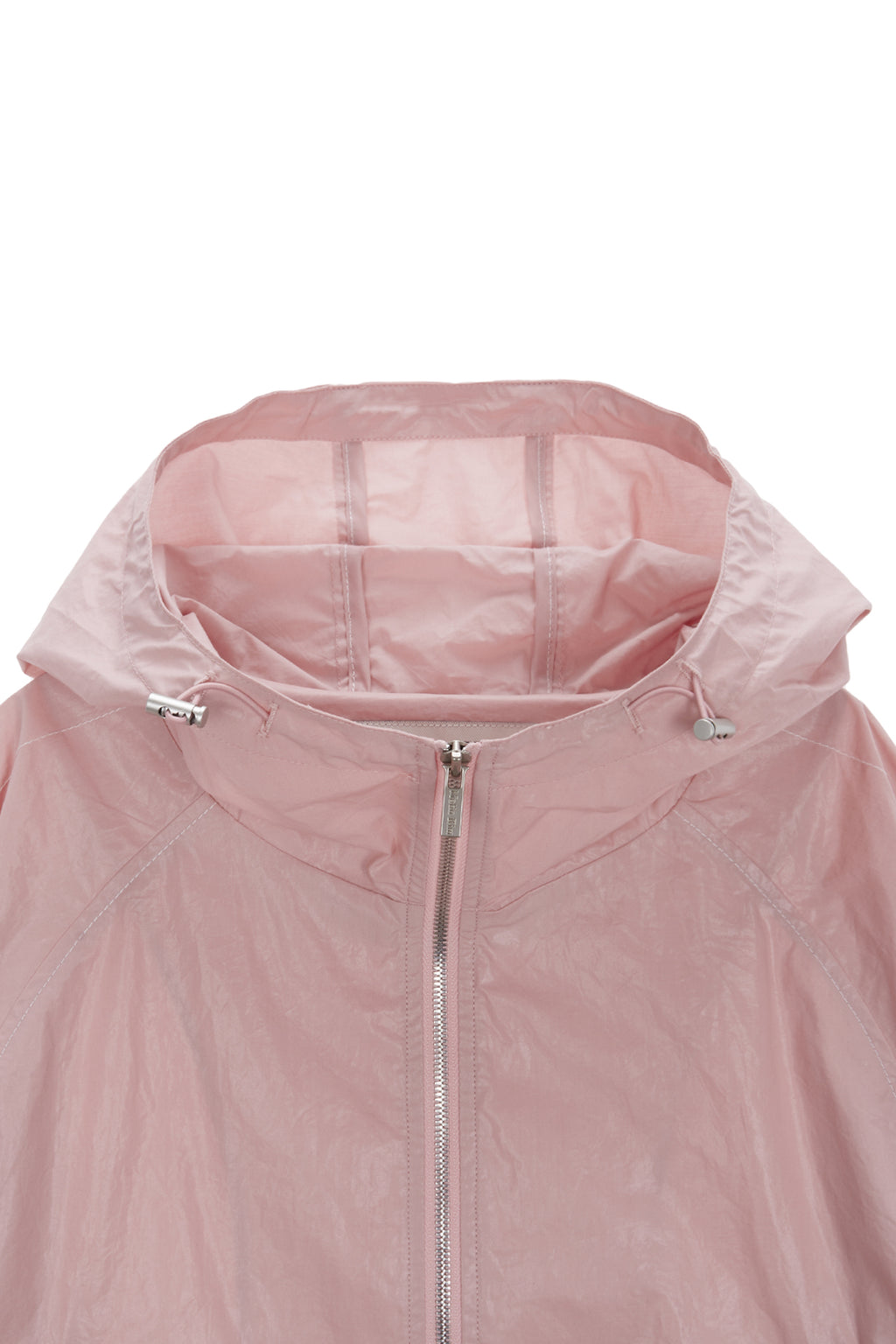 Matin Kim - Matin Crop Hoody Coating Jumper (Pink) product image 3 | TRAB K-Fashion Australia