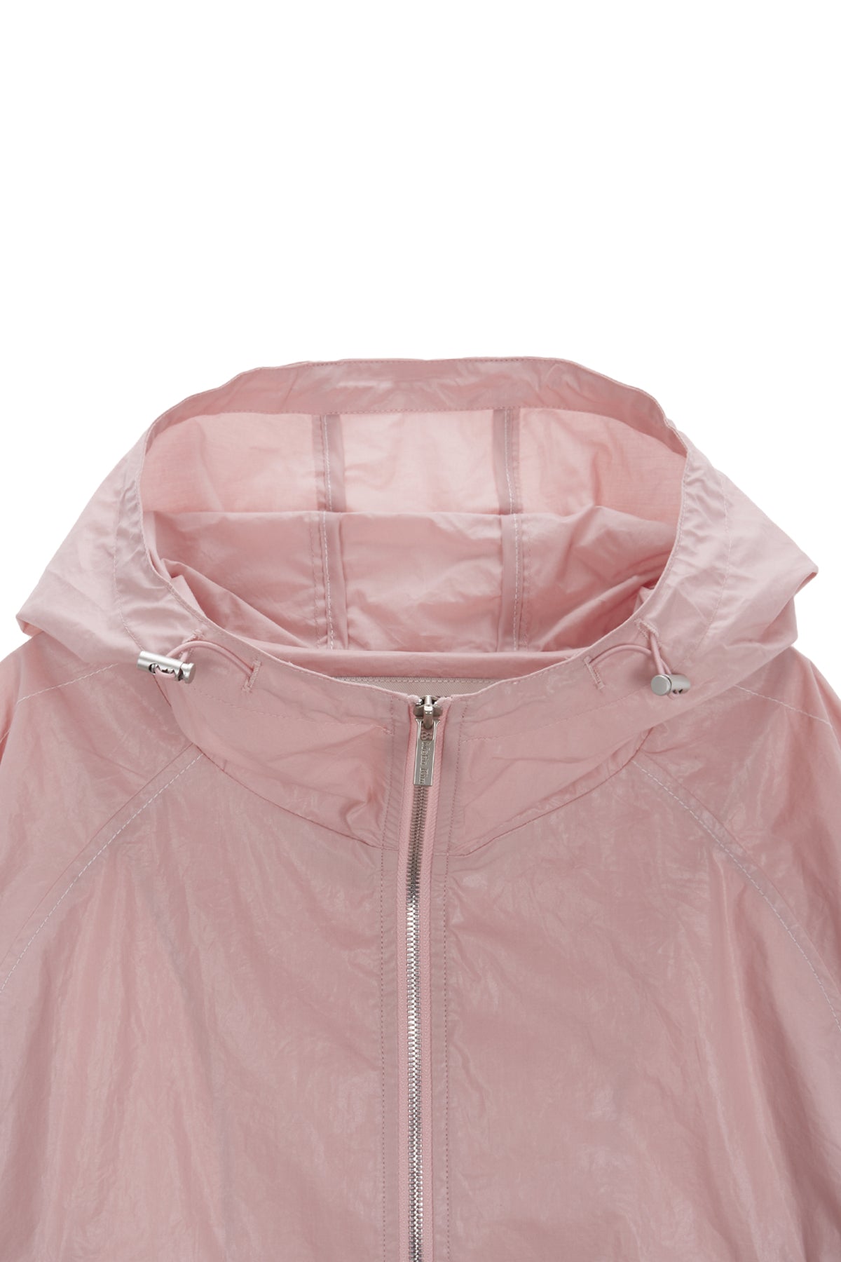 Matin Kim - Matin Crop Hoody Coating Jumper (Pink) product image 3 | TRAB K-Fashion Australia