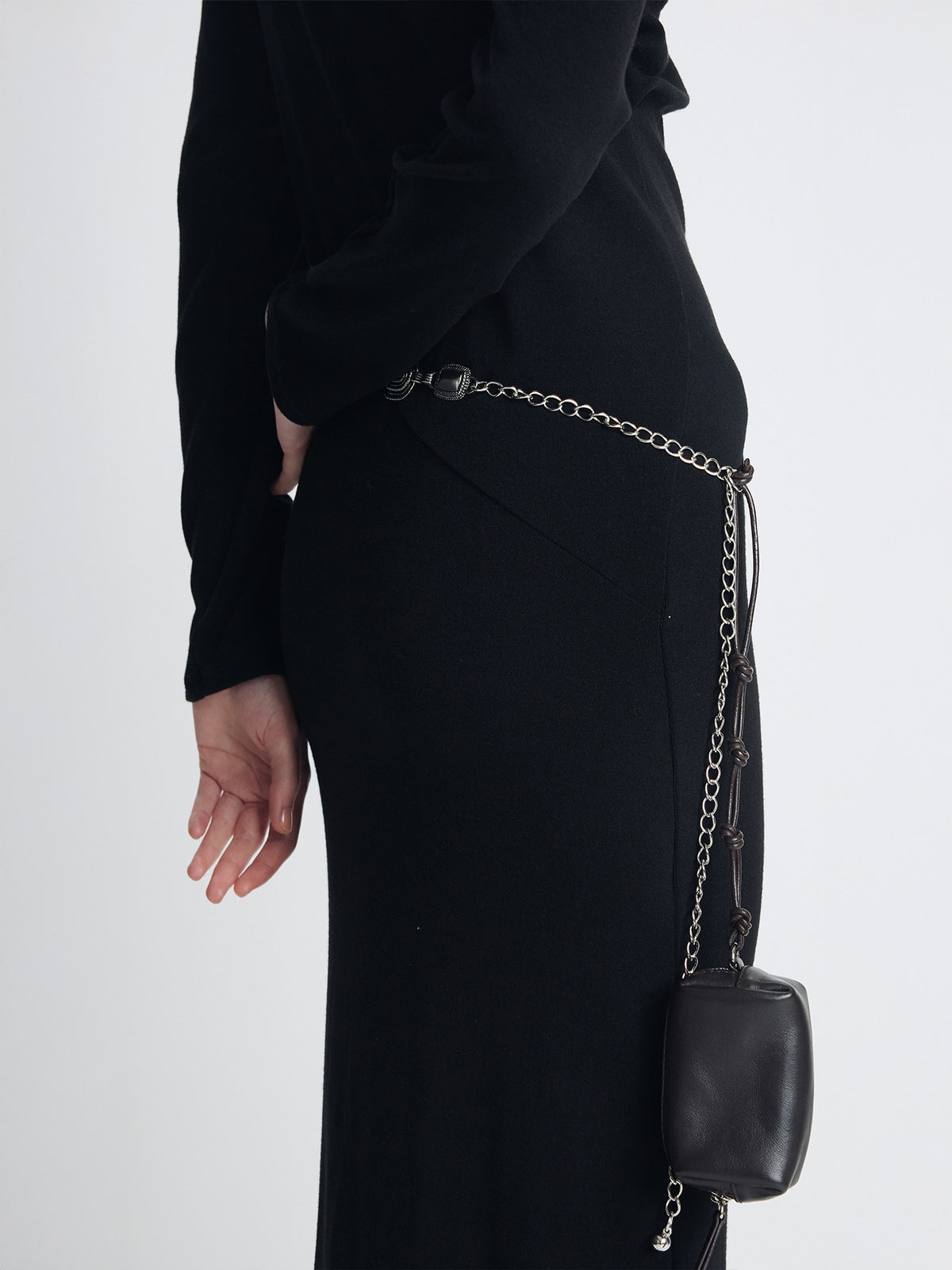 Tonywack - Draped Maxi Dress (Black) product image 5 | TRAB K-Fashion Australia