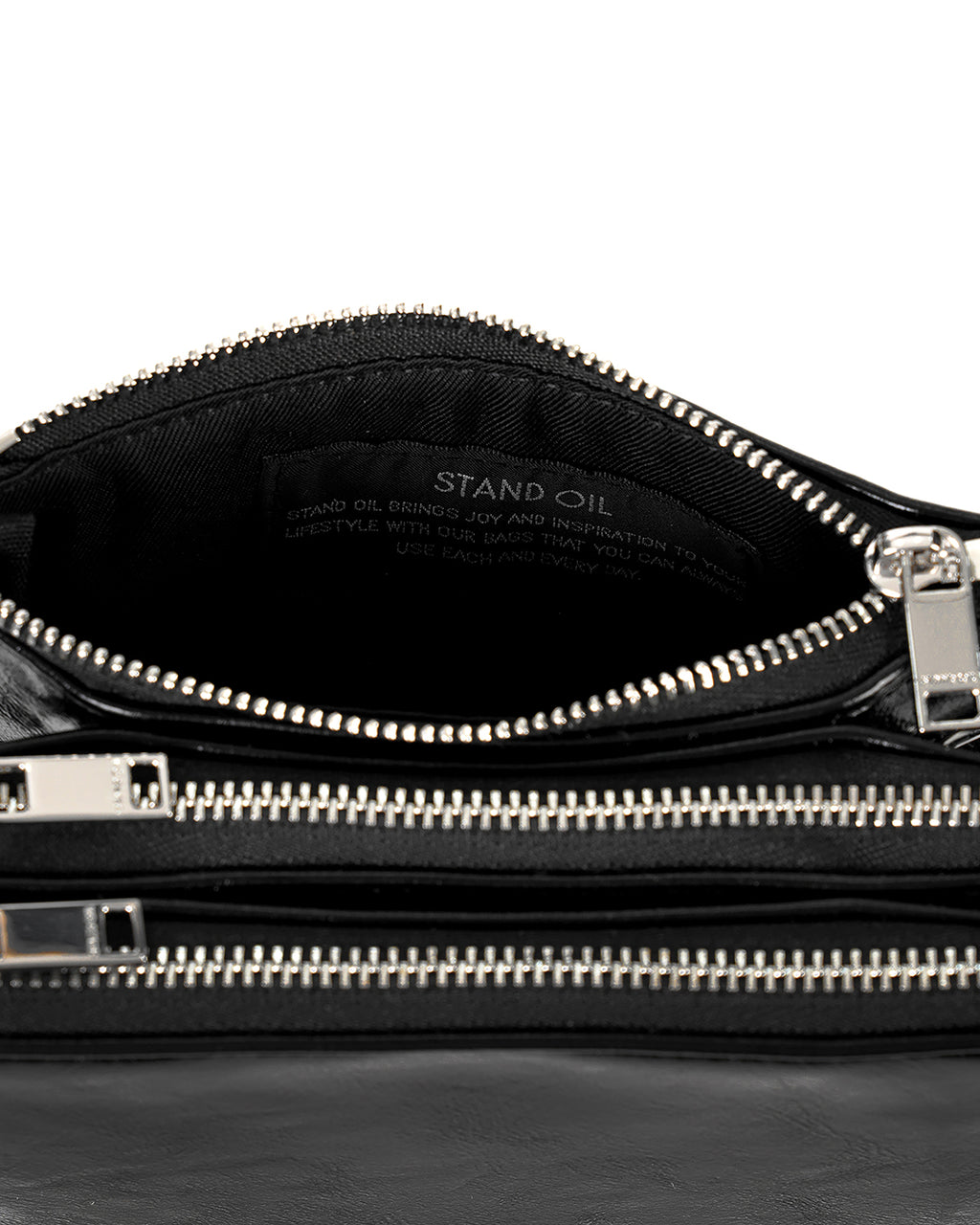 Stand Oil - Cookie Accordion Bag (Black) product image 8 | TRAB K-Fashion Australia