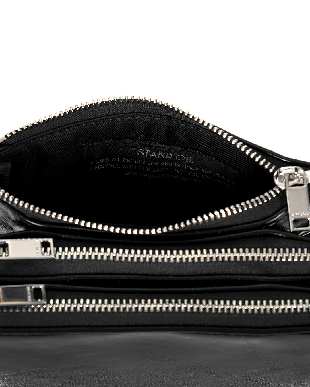 Stand Oil - Cookie Accordion Bag (Black) product image 8 | TRAB K-Fashion Australia