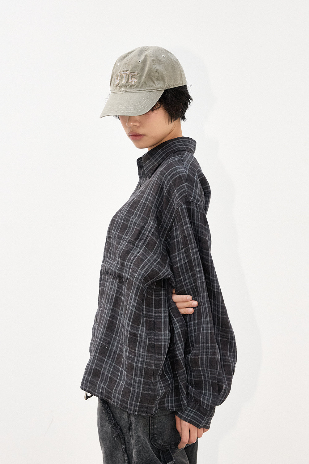 Hatchingroom - Bone VTG Cap Washed (Olive) product image 7 | TRAB K-Fashion Australia