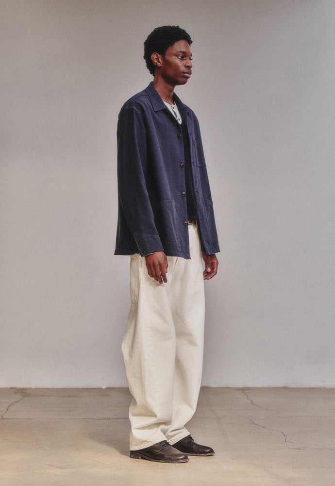 Art if acts - SILK NEP Work Jacket_Japanese Fabric (French Blue) product image 4 | TRAB K-Fashion Australia