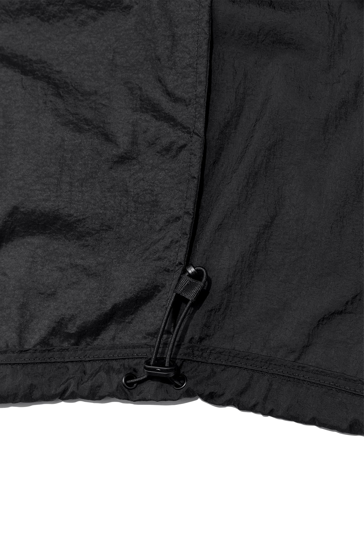 Matin Kim - Hoody Point Crop Light Windbreaker (Black) product image 5 | TRAB K-Fashion Australia