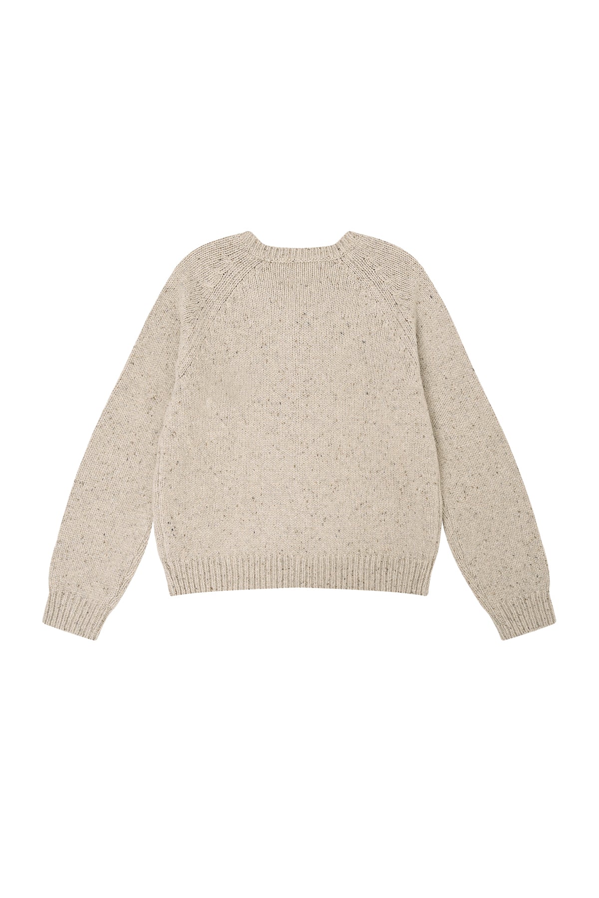 STU - Super Fine Wool V-neck Knit (Sand) product image 17 | TRAB K-Fashion Australia