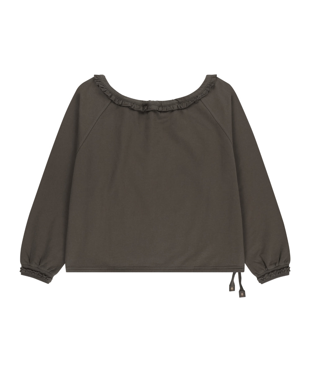 Coyseio - Drawstring Long Sleeve (Charcoal) product image 14 | TRAB K-Fashion Australia