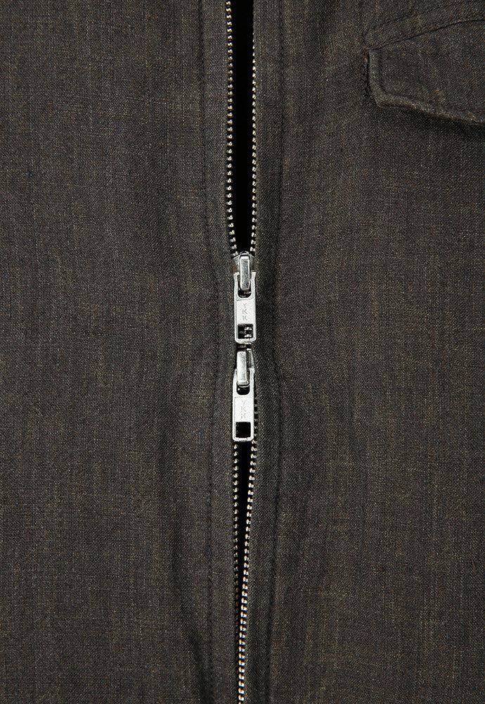 Art if acts - Linen Pocket Blouson (Wood) product image 12 | TRAB K-Fashion Australia