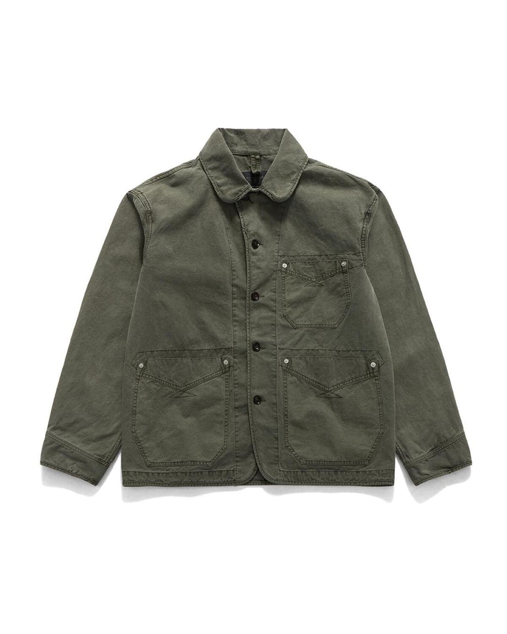 Eastlogue - Wanderer Chore Jacket (Olive Dyeing Linen) product image 5 | TRAB K-Fashion Australia