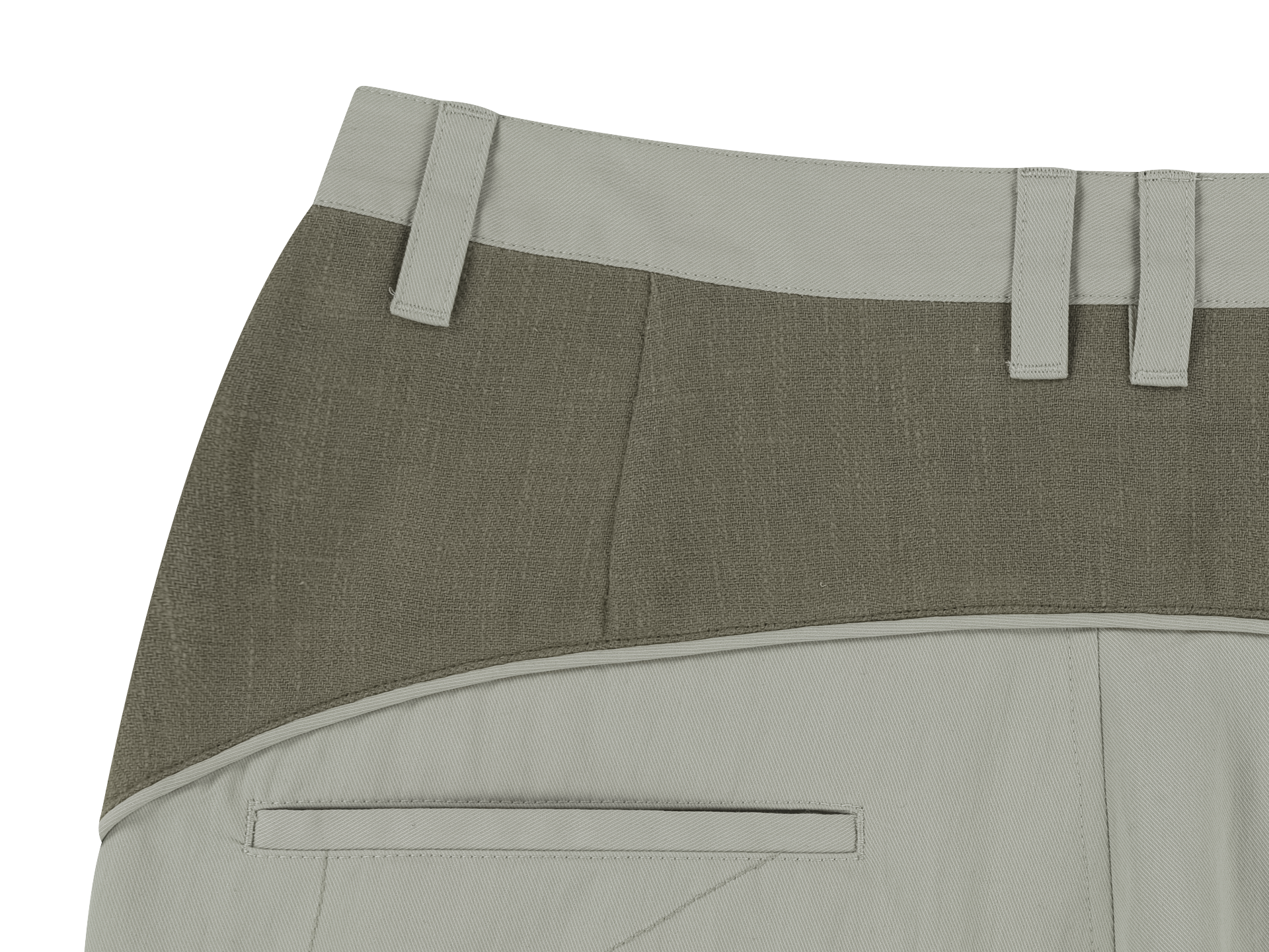 San San Gear - Linen Block Pants (Beige) product image 10 | TRAB K-Fashion Australia