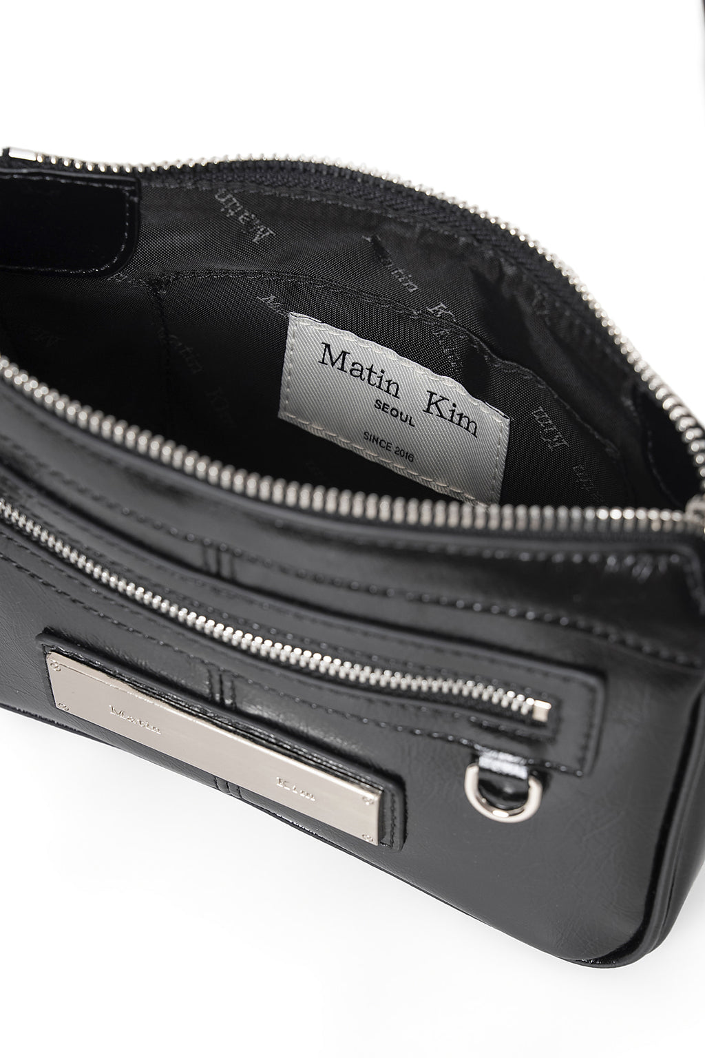 Matin Kim - Biker Two-way Mini Bag (Black) product image 5 | TRAB K-Fashion Australia