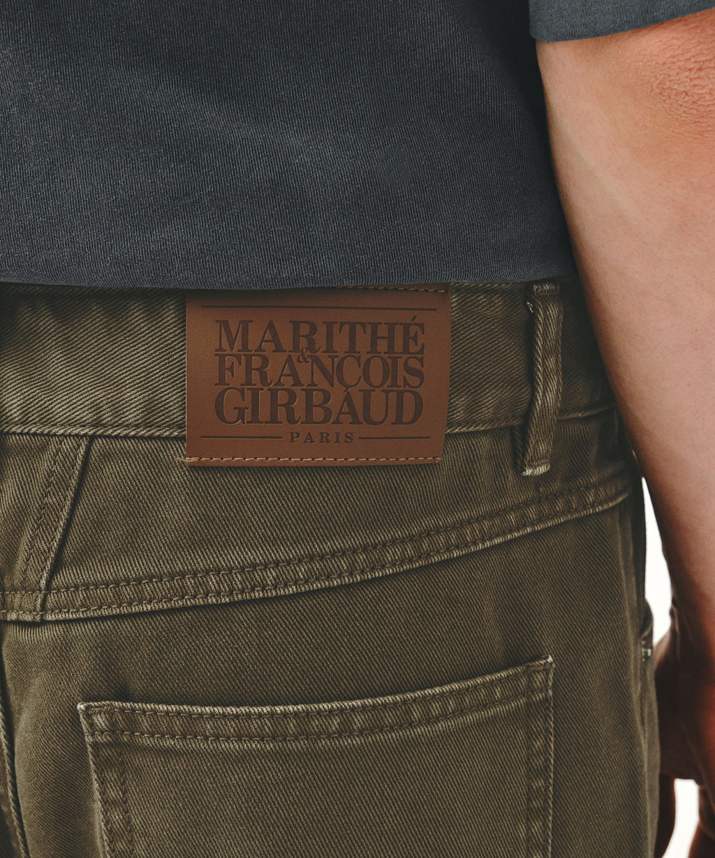 Marithe & Francois Girbaud - Bermuda Denim Pants (Brown) product image 2 | TRAB K-Fashion Australia