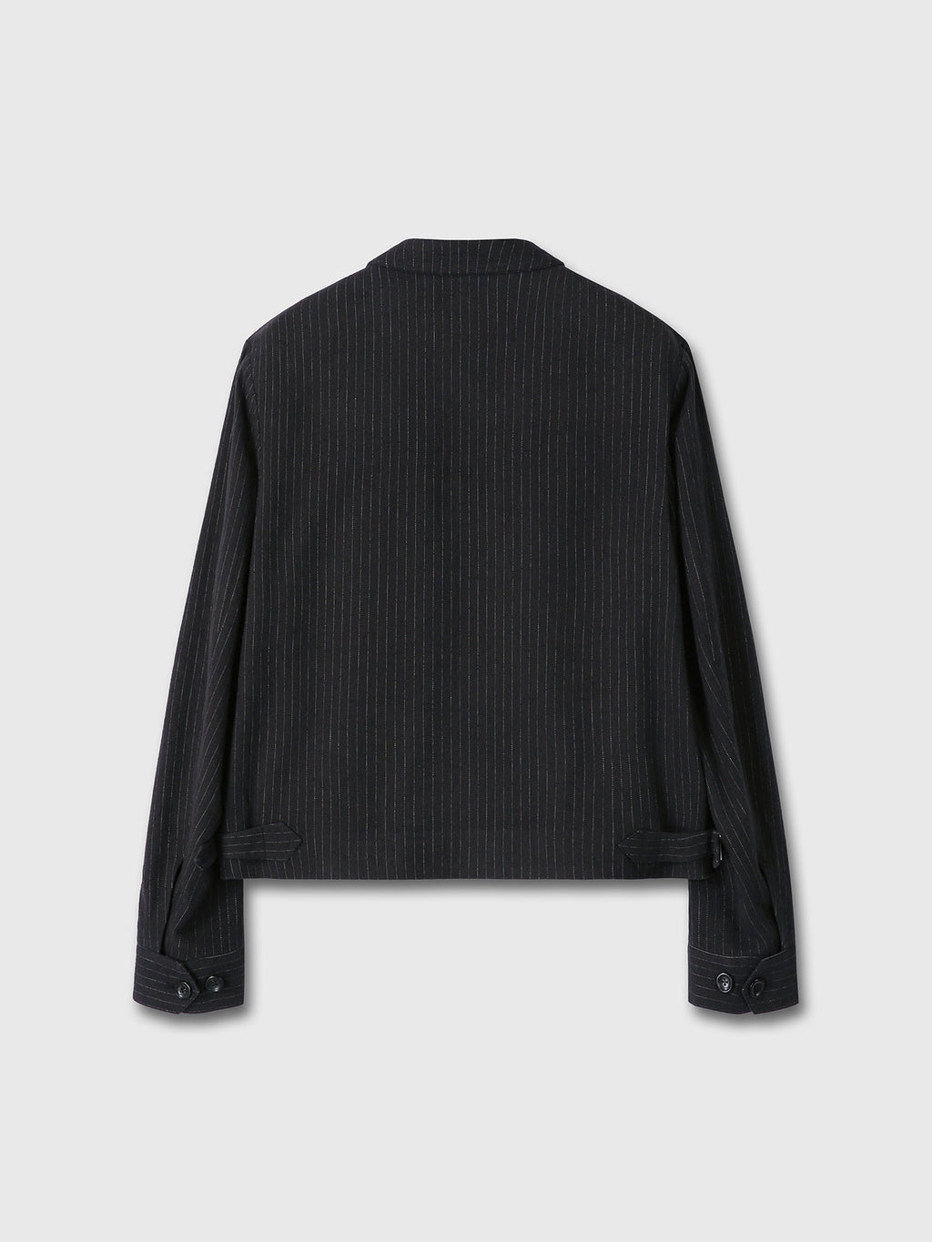 Tonywack - Washed Striped Wool Cotton Blouson (Washed  Black) product image 10 | TRAB K-Fashion Australia