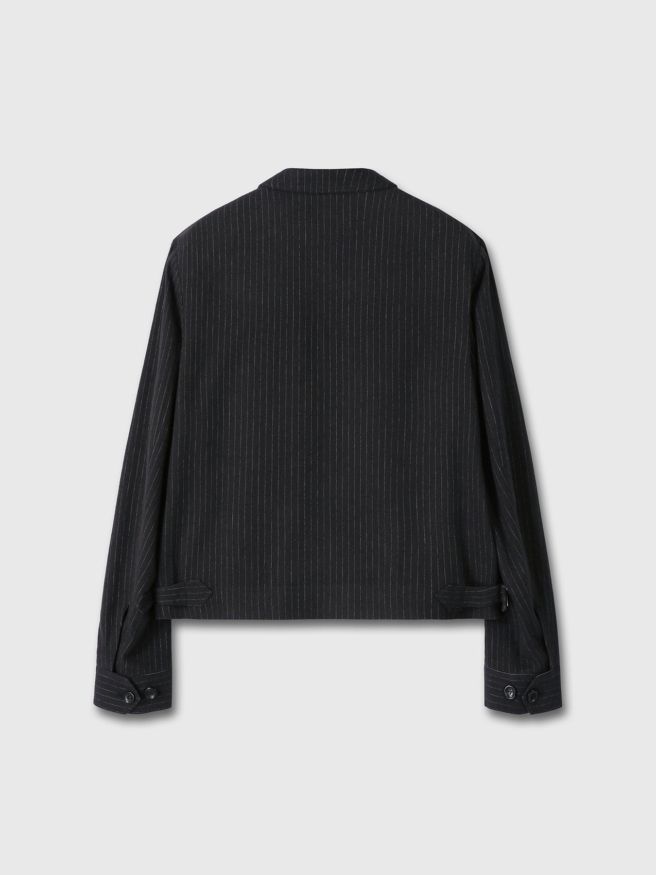 Tonywack - Washed Striped Wool Cotton Blouson (Washed  Black) product image 10 | TRAB K-Fashion Australia