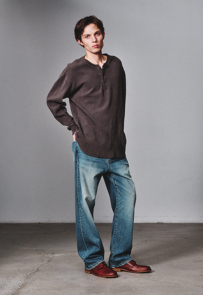 Art if acts - Regular 5P Denim Pants (Used Indigo) product image 4 | TRAB K-Fashion Australia