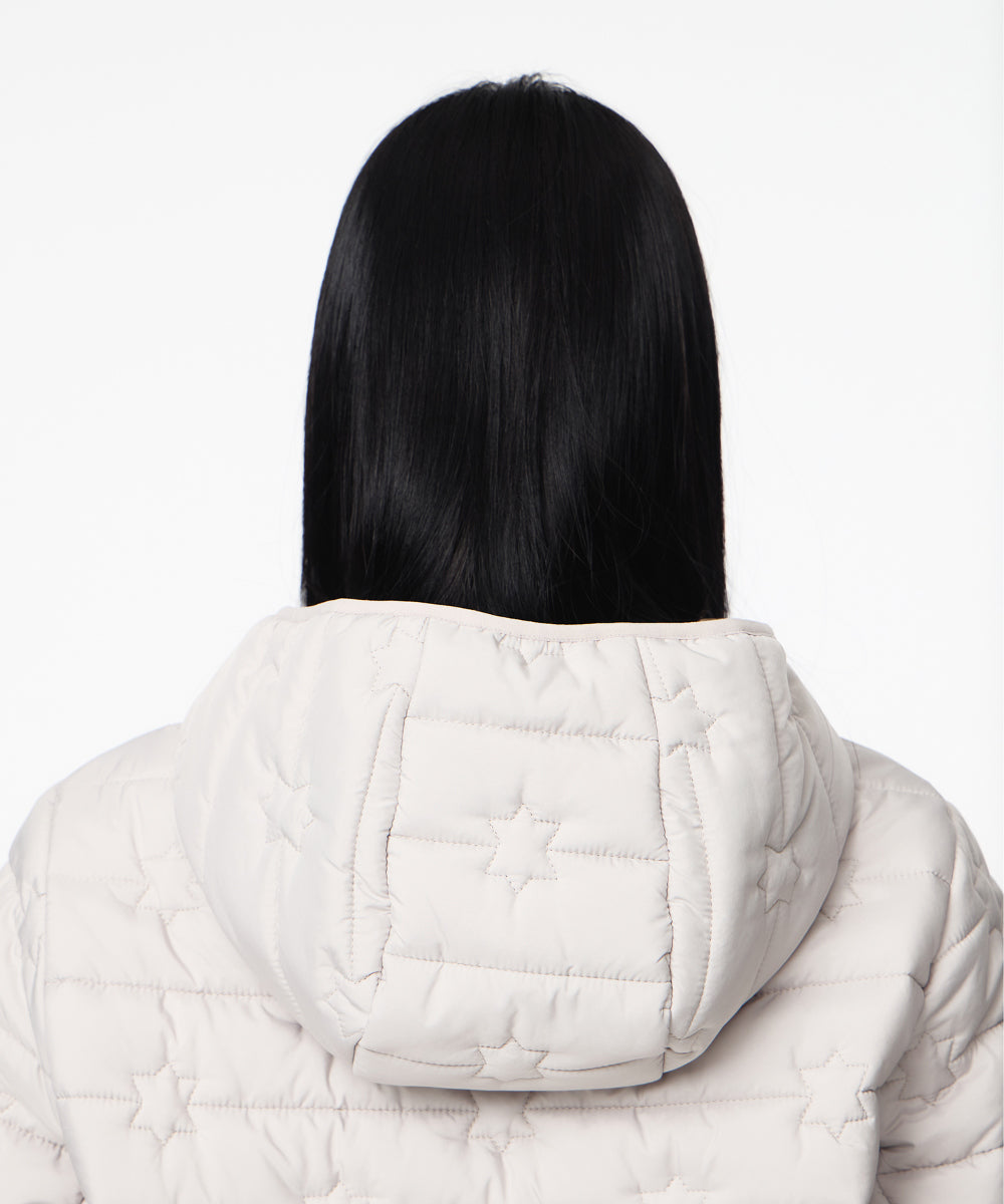 Coyseio - Fluffy Light Padded Jacket (Light Beige) product image 8 | TRAB K-Fashion Australia