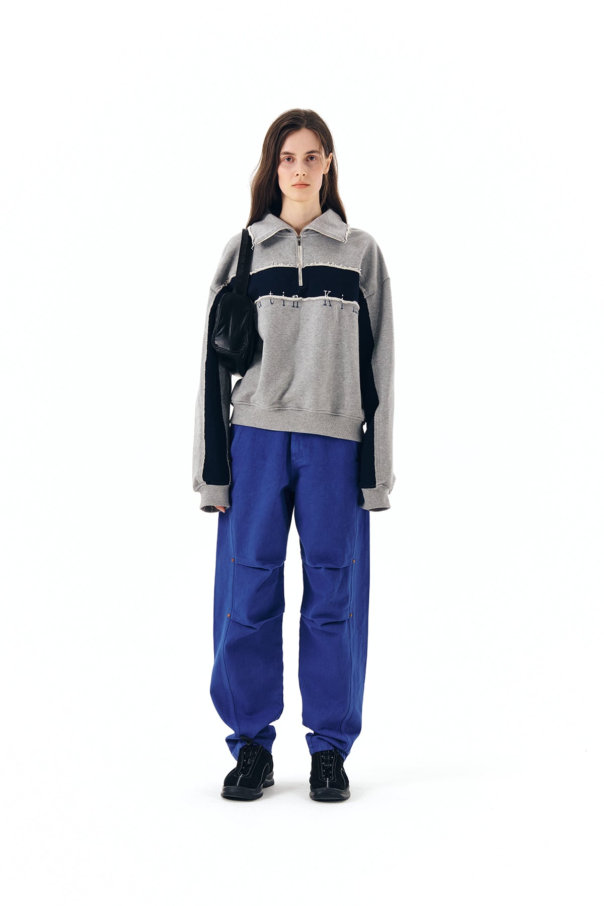 Matin Kim - Color Volume Denim Pants (Blue) product image 10 | TRAB K-Fashion Australia