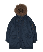 Coyseio - Hooded Field Down Jacket (Navy) product image 1 | TRAB K-Fashion Australia