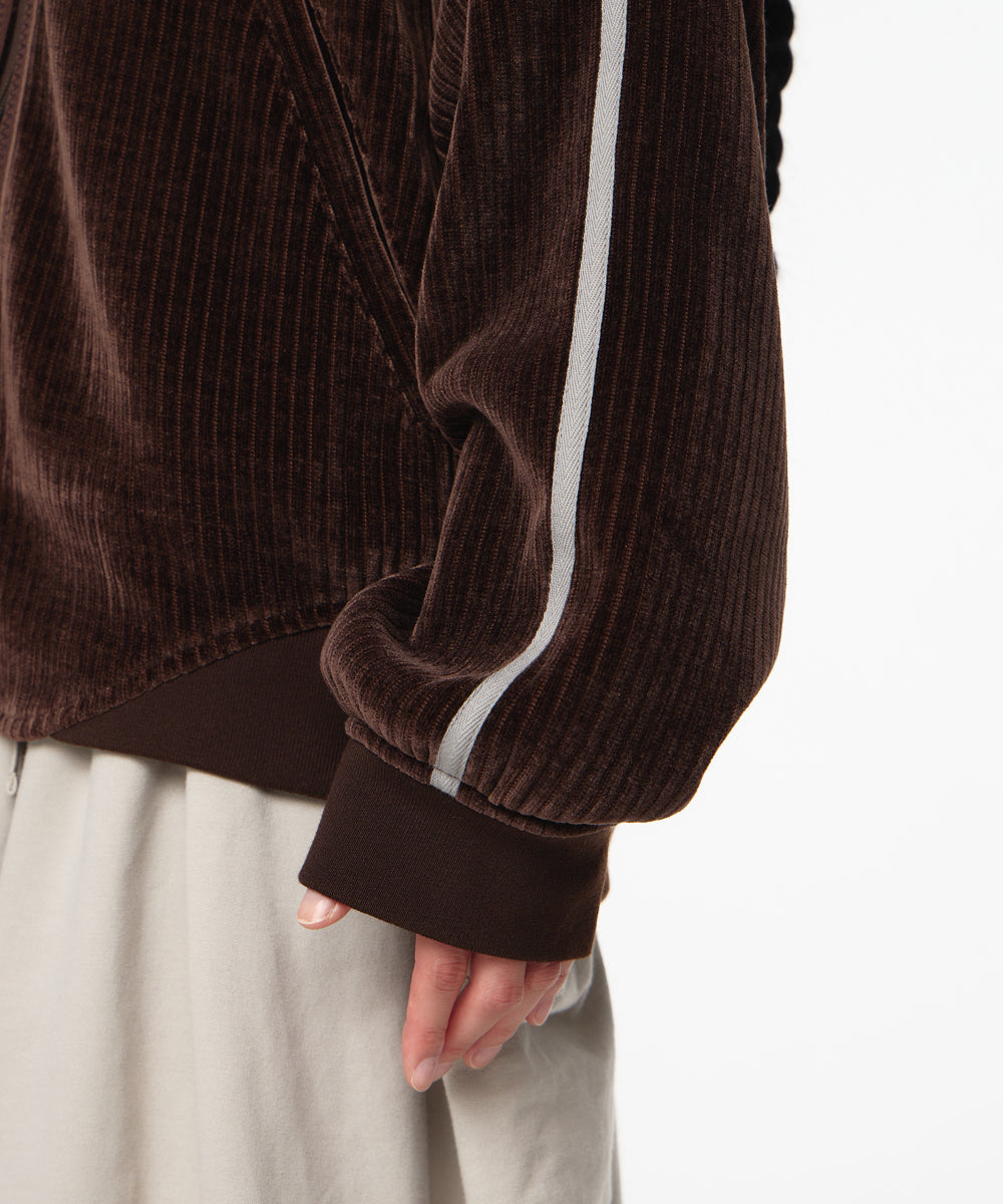 Coyseio - Velour Zip-Up Hoodie (Brown) product image 5 | TRAB K-Fashion Australia