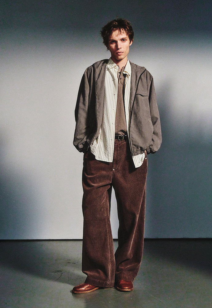 Art if acts - Washed One Pocket Blouson (Wood Grey) product image 2 | TRAB K-Fashion Australia