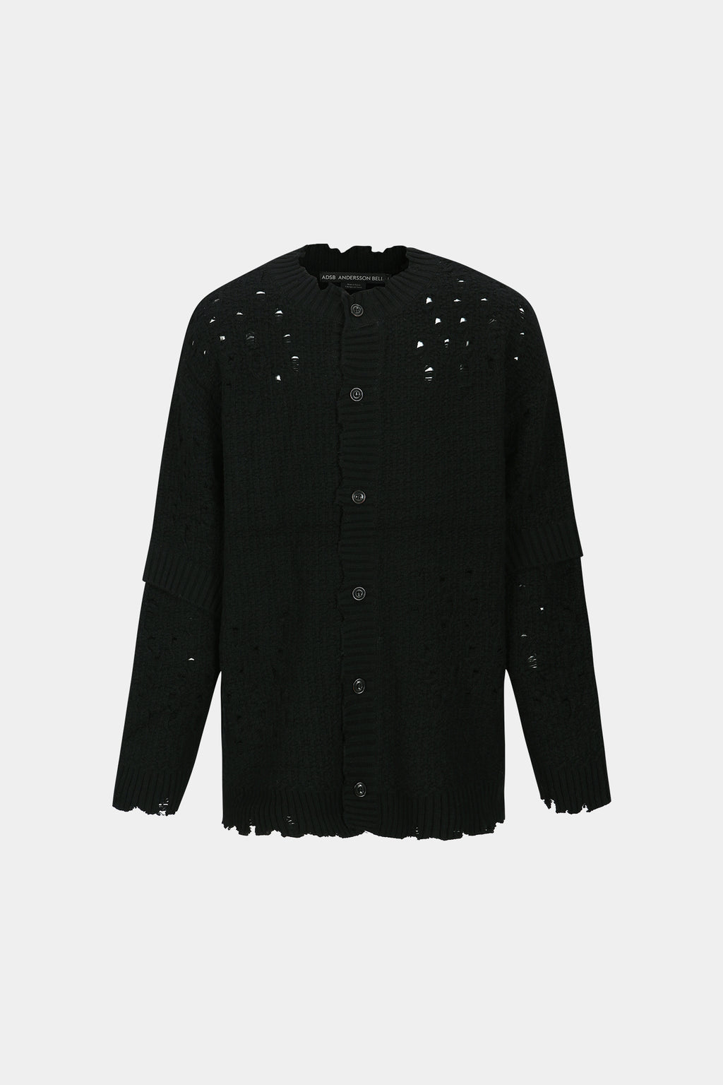 Andersson Bell - Roghen Wool Long Cardigan (Black) product image 7 | TRAB K-Fashion Australia