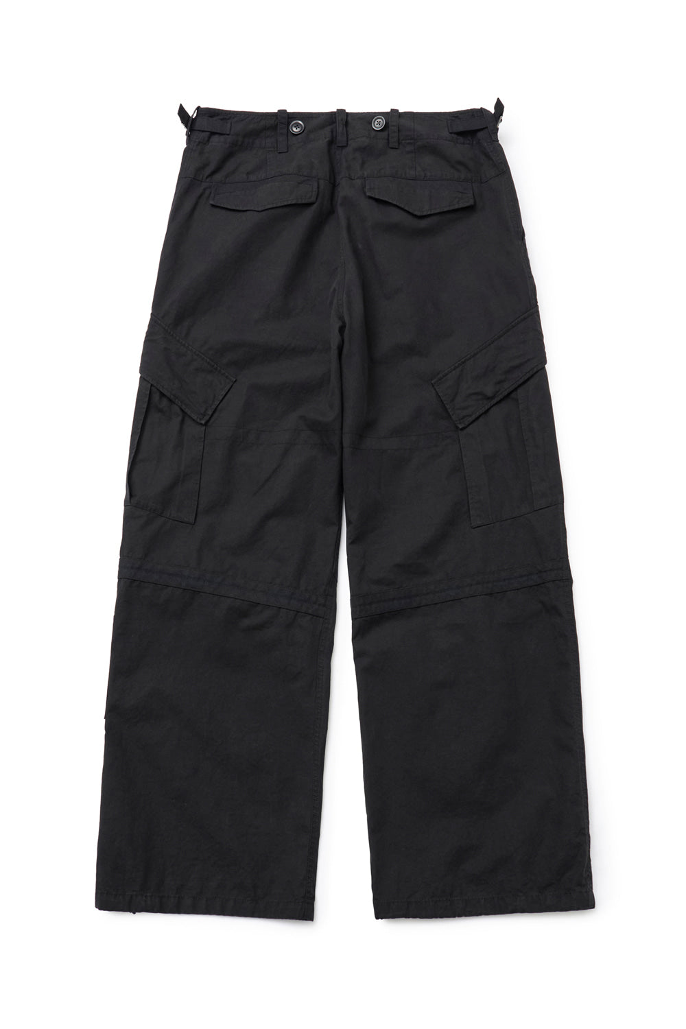 Hatchingroom - Curved Cargo Pants (Black) product image 3 | TRAB K-Fashion Australia