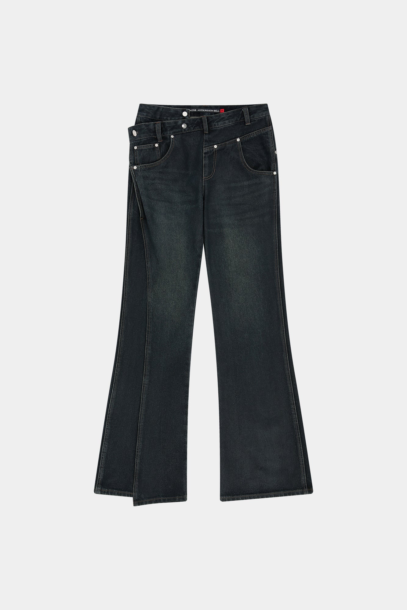 Andersson Bell - Twist Fold Coated Jeans (dark Blue) (Dark Blue) product image 9 | TRAB K-Fashion Australia
