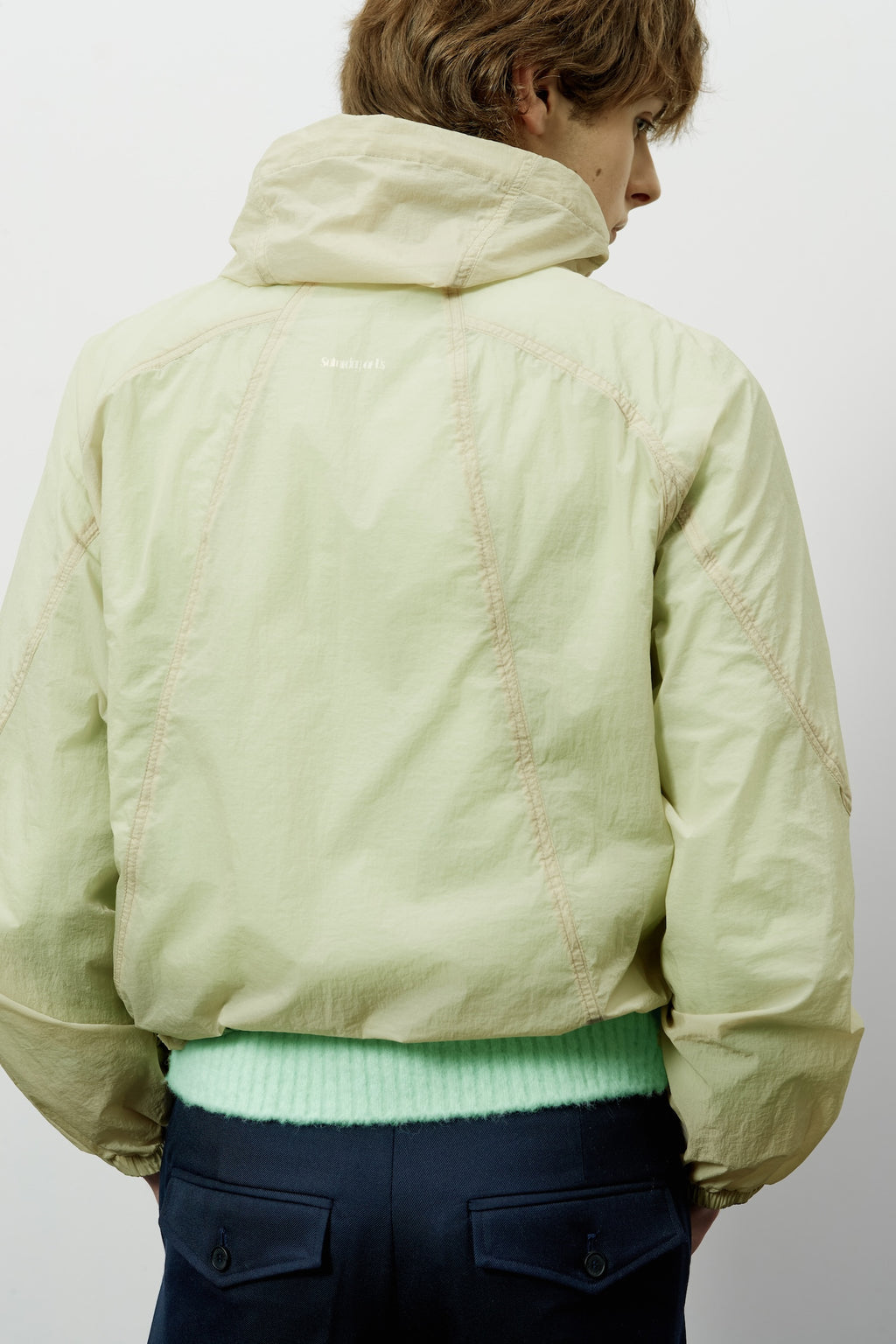Stu - Round Cut Windbreaker (Beige) product image 14 | TRAB K-Fashion Australia