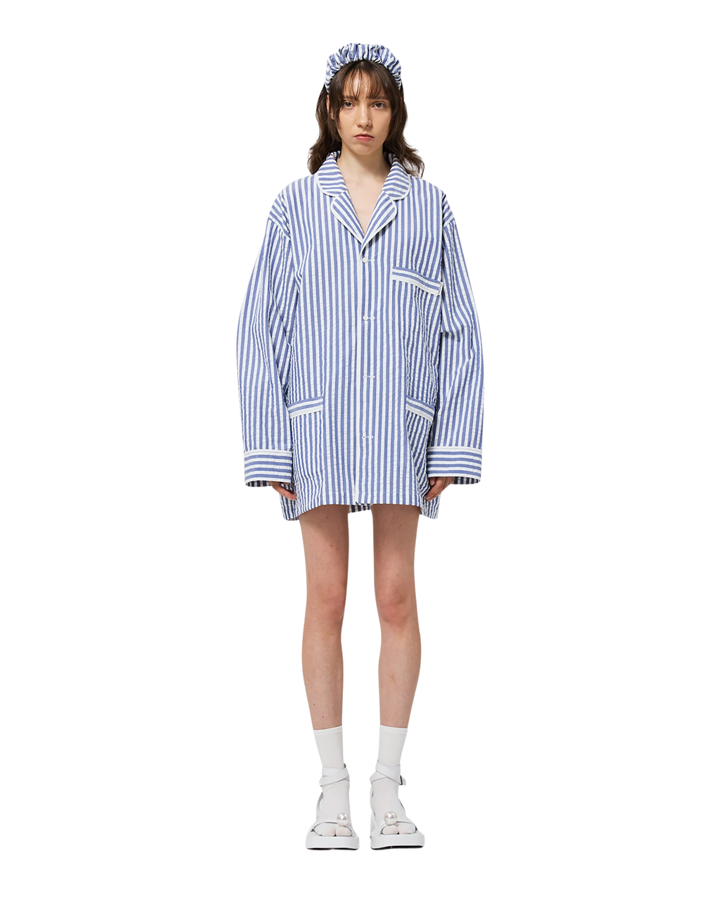 Kimhe Kim - Pajama Jacket (Blue) product image 3 | TRAB K-Fashion Australia