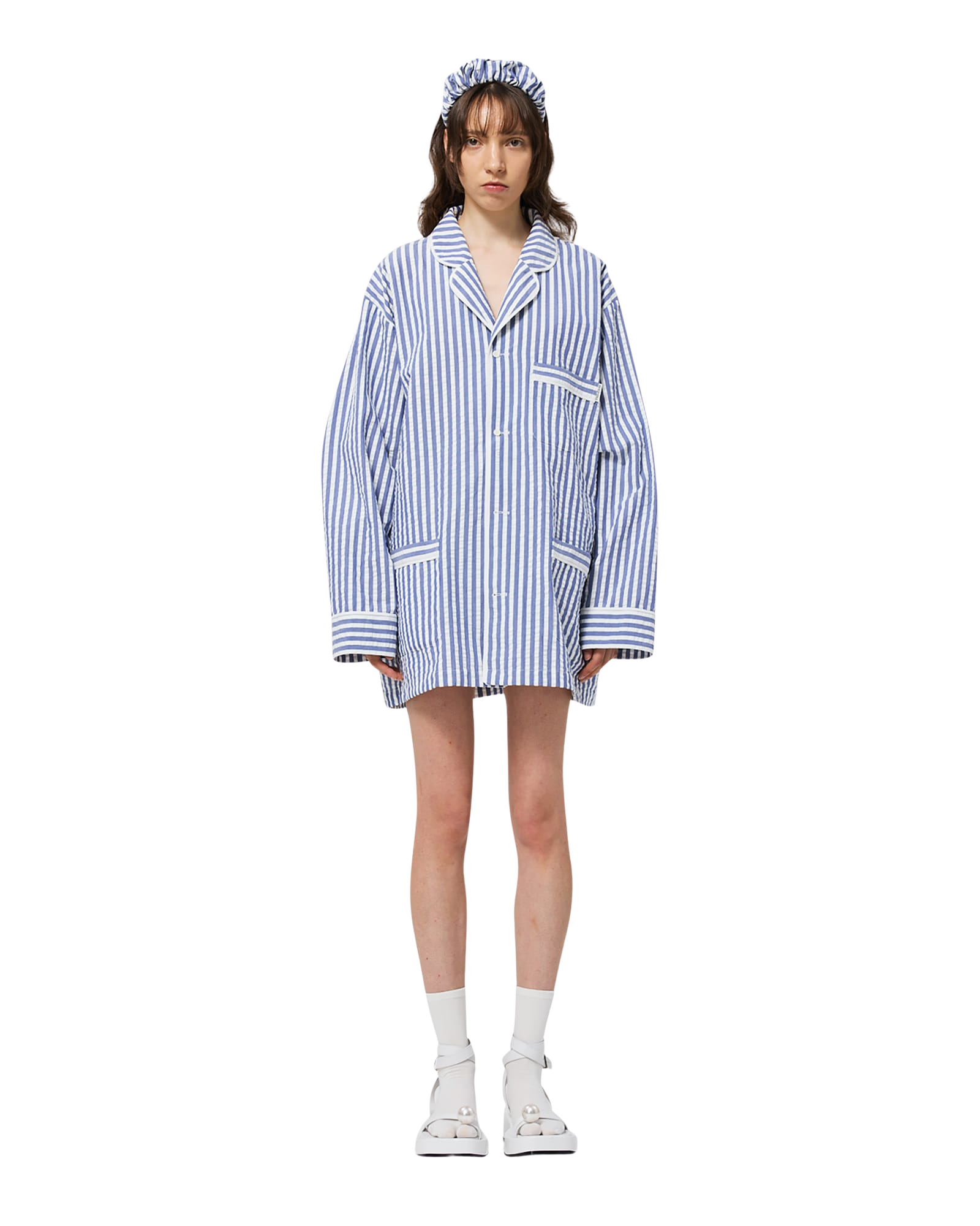 Kimhe Kim - Pajama Jacket (Blue) product image 3 | TRAB K-Fashion Australia