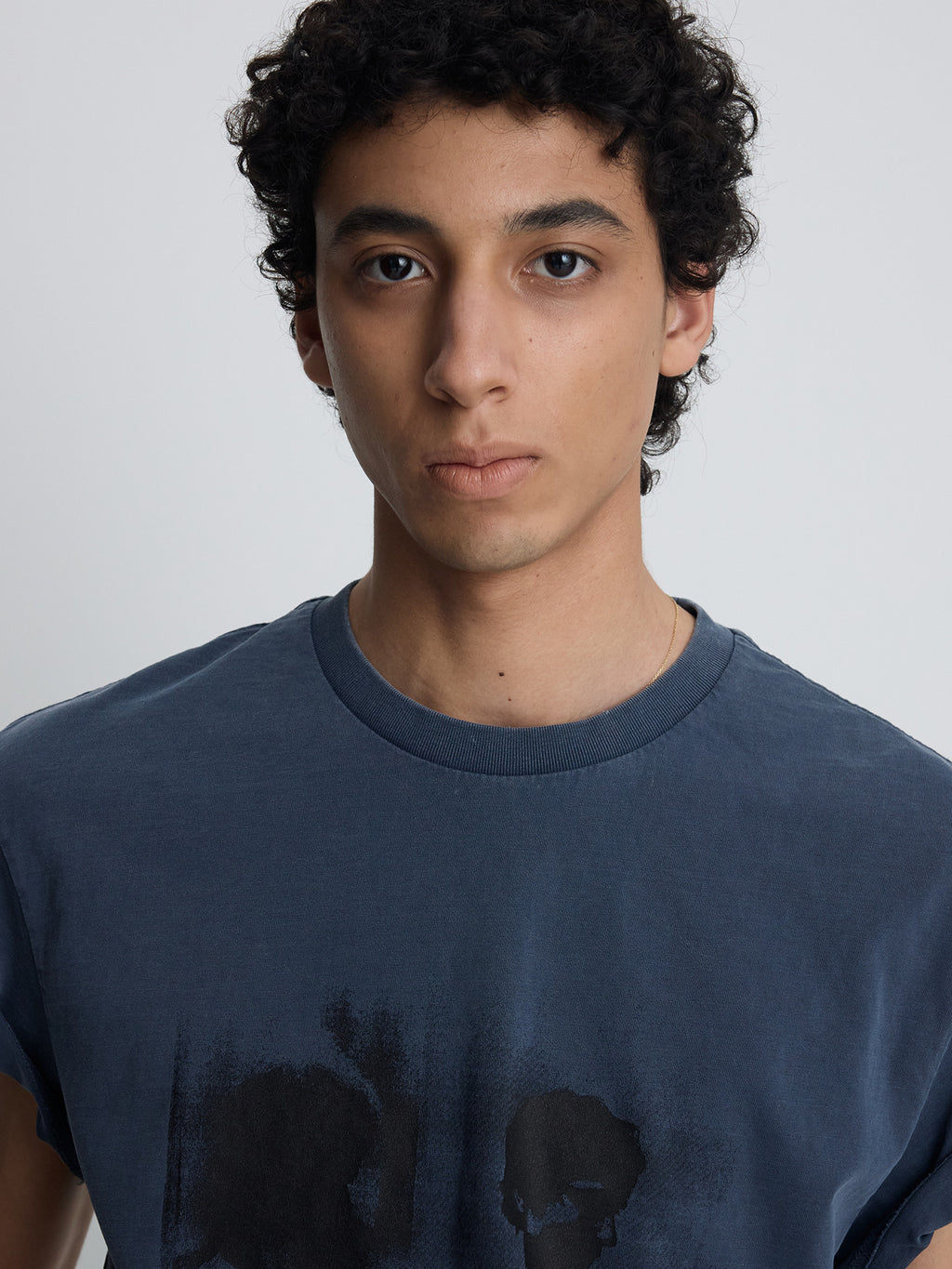 Tonywack - Garment Dyed Profiled T-Shirt (Faded Purple Blue) product image 7 | TRAB K-Fashion Australia