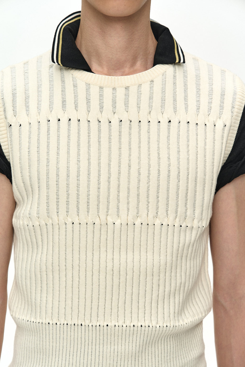 Andersson Bell - Ford Knit Sleeveless (Ecru) product image 6 | TRAB K-Fashion Australia