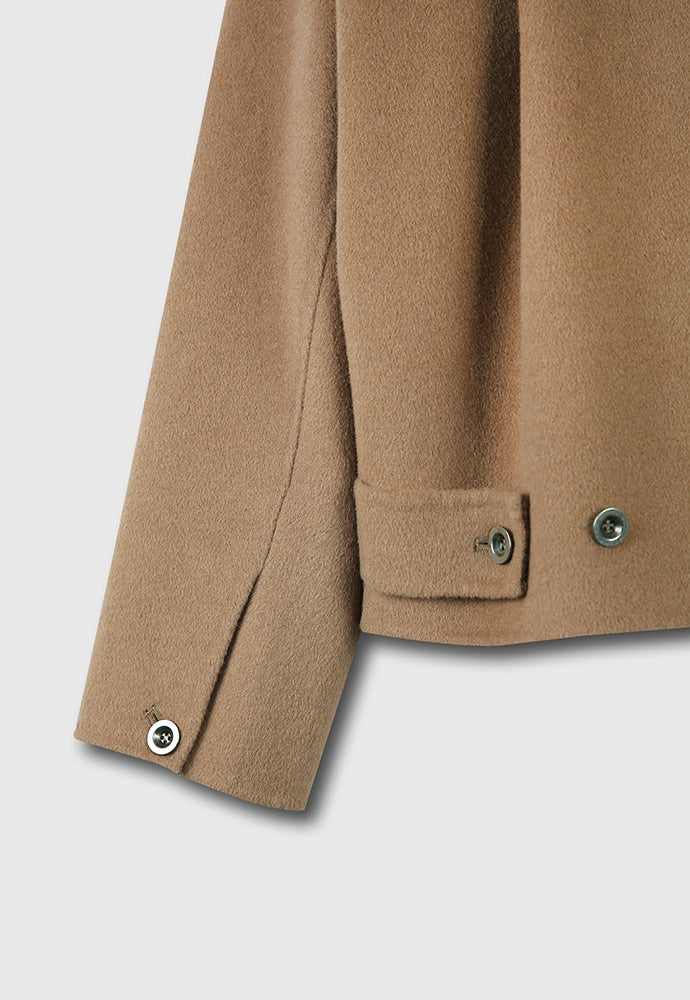Tonywack - Handmade Cashmere Zipped Blouson Jacket (Camel) product image 14 | TRAB K-Fashion Australia