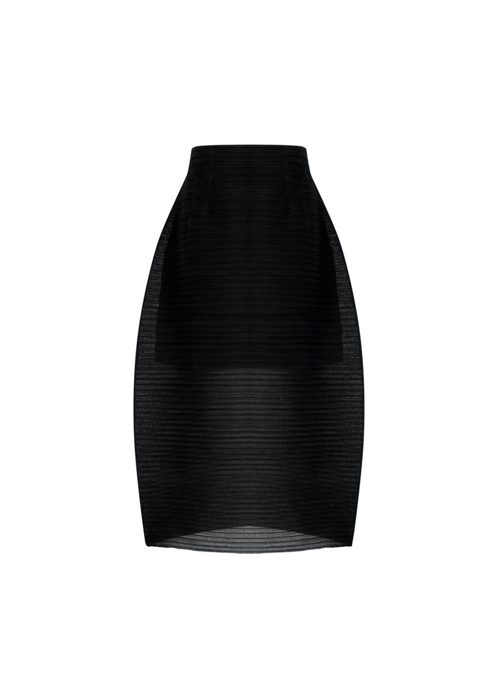 Amomento - [Pre-Order] Pleats Curved Skirt (Black) product image 2 | TRAB K-Fashion Australia