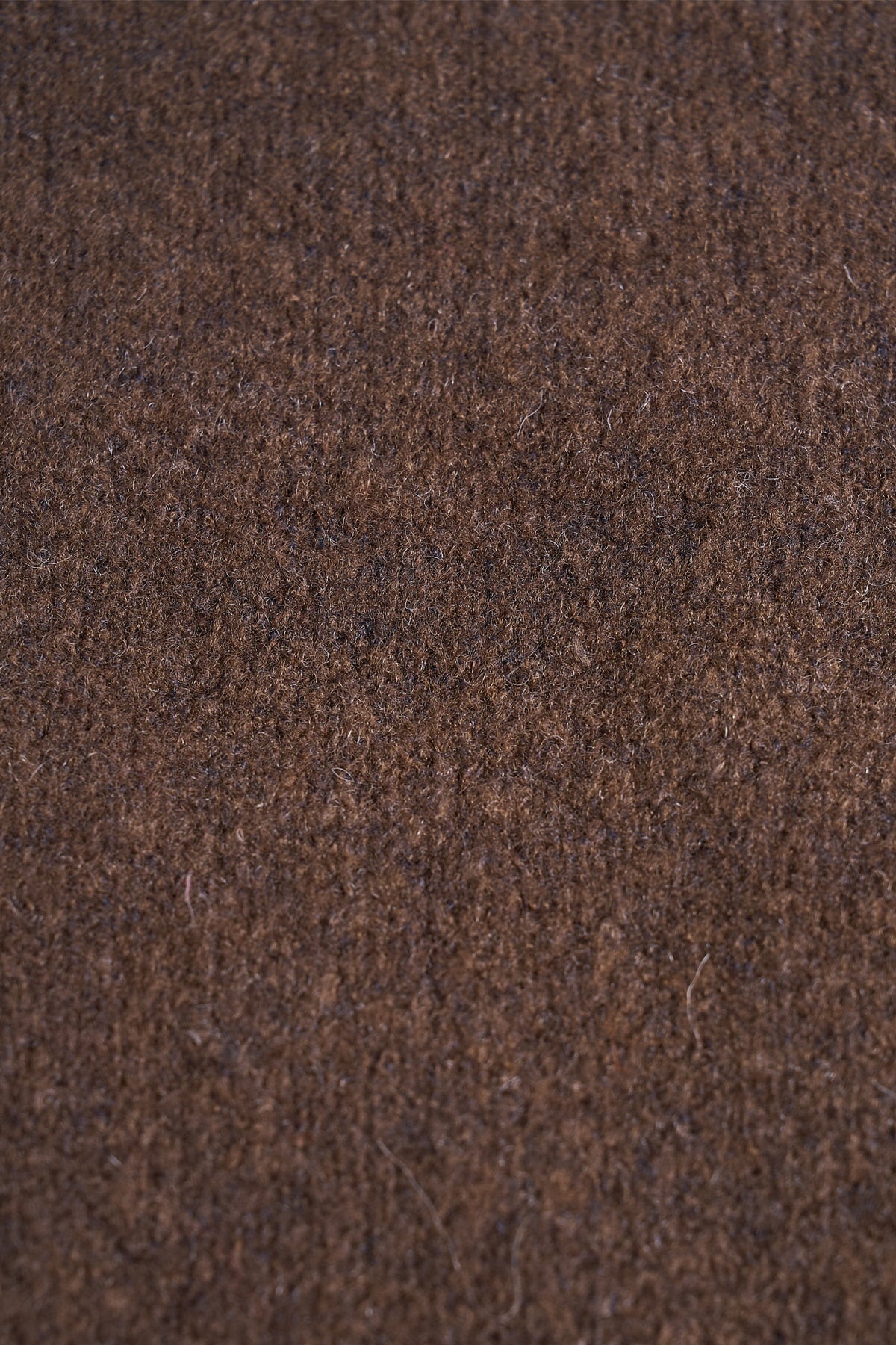 Matin Kim - Fuzzy Triangle Fringe Muffler (Brown) product image 3 | TRAB K-Fashion Australia